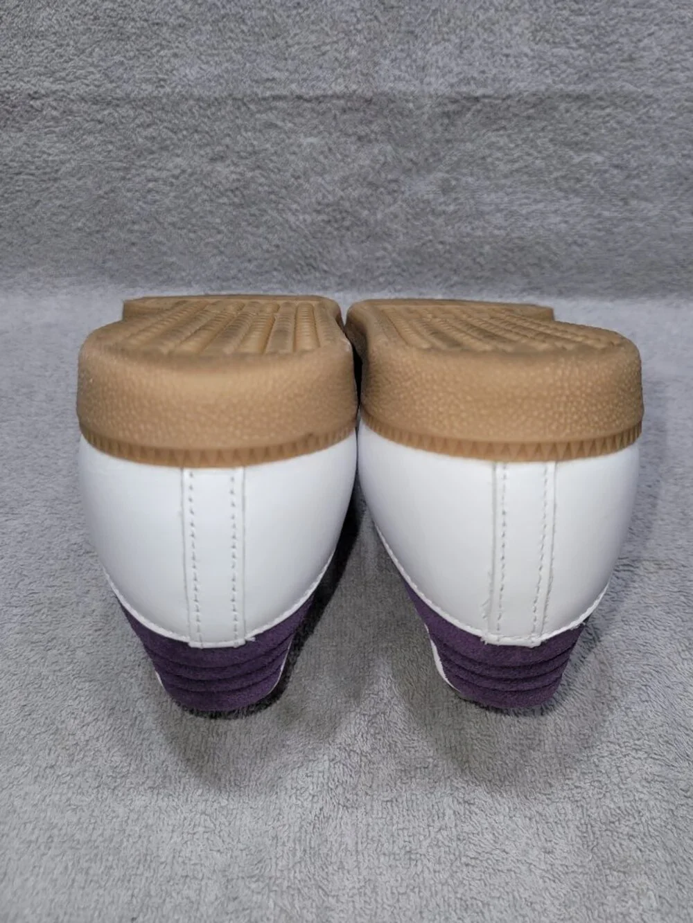 Adidas Samba OG Cloud White Alumina Plum Tan Gum Sneakers JS1392 Womens Size 7.5